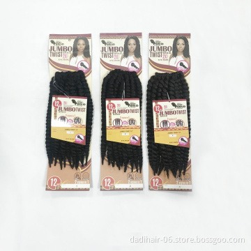 Xuchang Factory African nature Jumbo afro Twist braids 2 styles in 1,synthetic crochet individual eve hair weaves